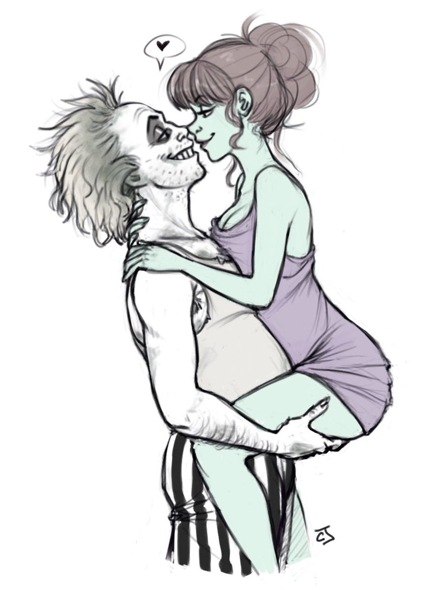 #Beetlejuice and Miss Argentina ♥️. Sorry for the lack of art! I’ll hopefully be posting more soon. #BeetleTina