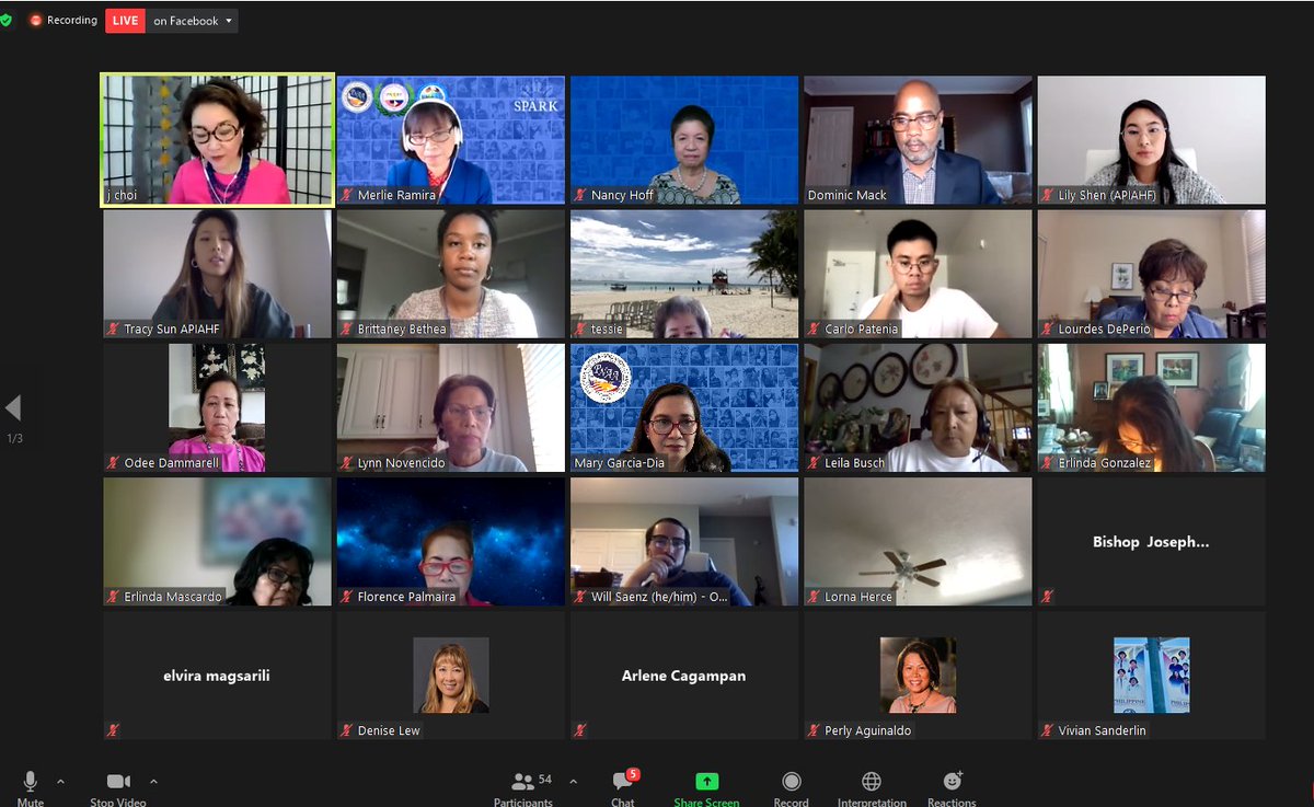 Joining this afternoon's session with @APIAHF in conversation with Dr. Dominic Mack from Morehouse School of Medicne and Dr. Merlie Ramira @mypnaa addressing COVID-19 barriers in #AAPI communities @mjRNformatics - Sharing best practices and empowerment of community workers