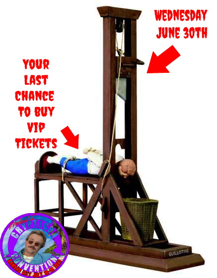 Crypticon KC (@crypticonkc) on Twitter photo The cut off date for Vip tickets will be Wednesday June 30th.
And another reminder.
If you ordered VIP tickets and have not sent in your shirt size please do so as soon as possible or we won't be able to guarantee your size.
Conshirtkc@gmail.com The cut off date for Vip tickets will be Wednesday June 30th.
And another reminder.
If you ordered VIP tickets and have not sent in your shirt size please do so as soon as possible or we won't be able to guarantee your size.
Conshirtkc@gmail.com