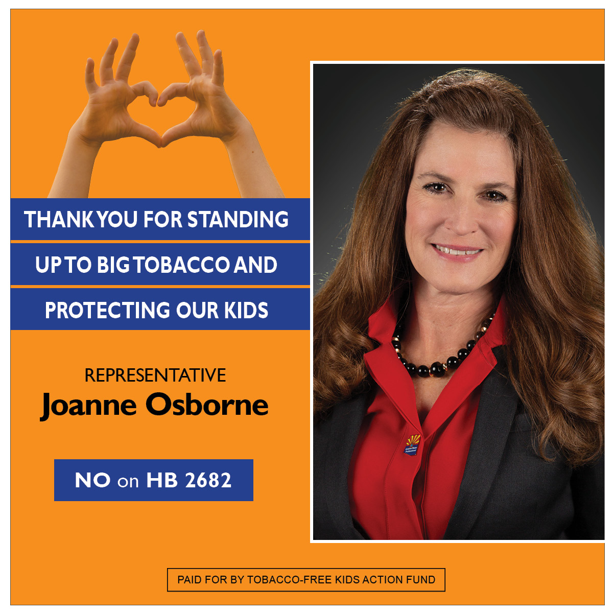 flavors_hookphx's tweet photo. Thank you @JoanneOsborne8 for standing up to Big Tobacco and Protecting our Kids! No on HB 2682. https://t.co/xNMbNlAKkG