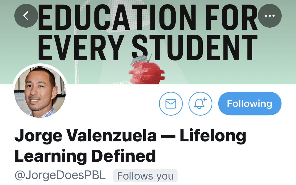 psloanjoseph's tweet photo. In ep. 40 I mentioned finding 5 PLN colleagues who will push you to be better. Here are the 5 I listed. @Hedreich @JorgeDoesPBL @MatthewXJoseph @basil_marin @renewedharmony. Follow them then listen to ep. 40 for lessons & laughter. https://t.co/Qzwqu6bK4g #InformInspireInfluence https://t.co/dVaWx3r6XH