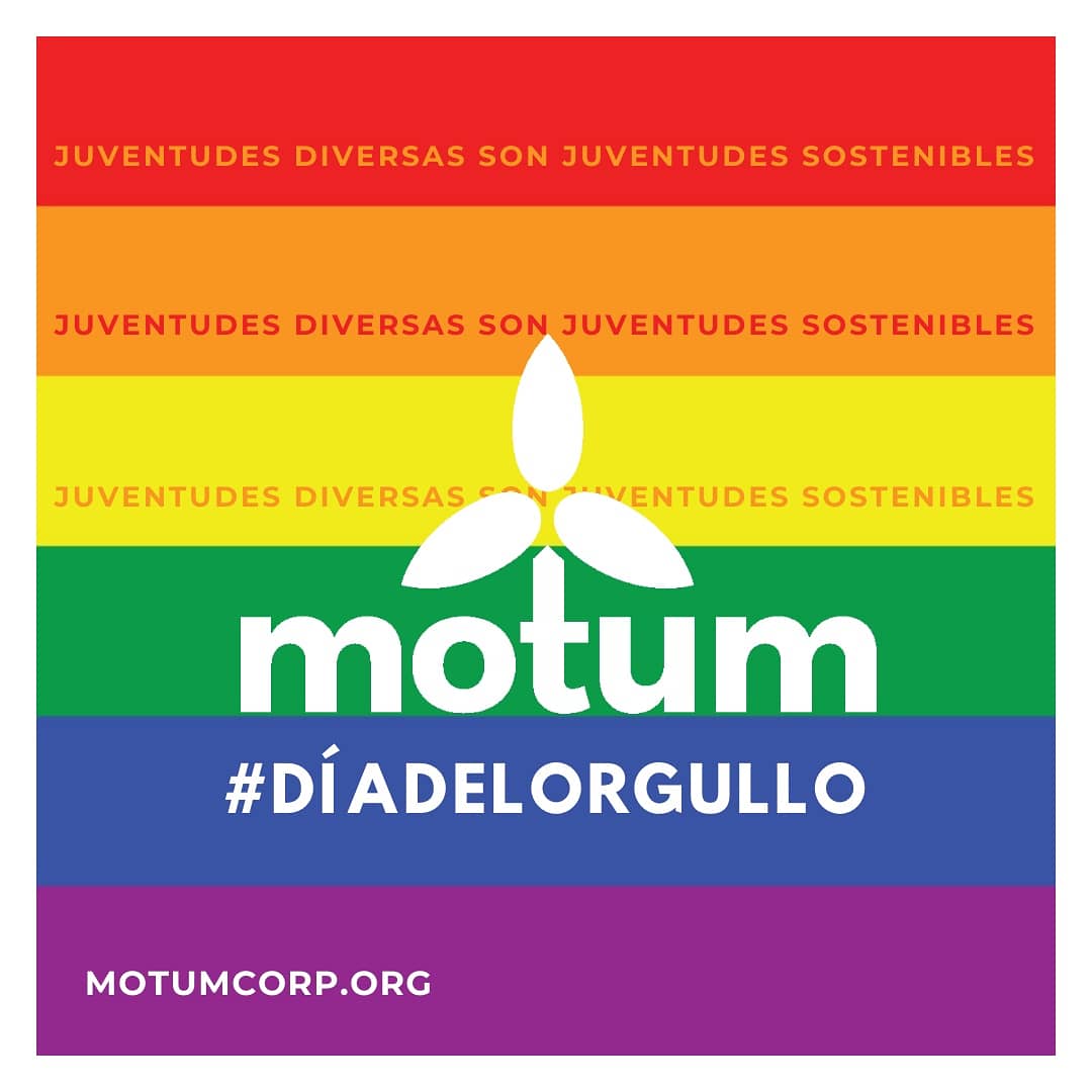 MotumCL's tweet photo. Hoy nos sumamos al #DíaDelOrgullo con este mensaje:

“Las juventudes diversas son juventudes sostenibles”

El amor no tiene etiquetas, es amor. ¡Abracemos nuestra diversidad con orgullo! ❤️🏳️‍🌈✨

#PrideMonth #PrideDay #Pride2020 #LoveIsLove #LoveHasNoLabels https://t.co/1LGpo6kdD2