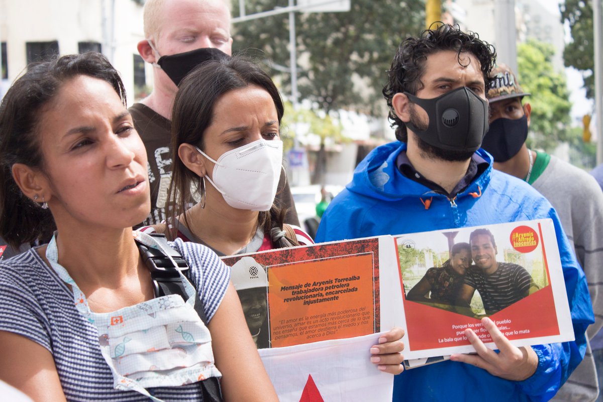 SurgentesDDHH's tweet photo. La supuesta prueba por la cual Aryenis Y ALfredo fueron condenados es un informe investigativo realizado por la dirección de Seguridad Interna de PDVSA, en el que se señala como responsables de la fuga de información a otras personas. #JusticiaParaAryenisYAlfredo https://t.co/S783seXkGw