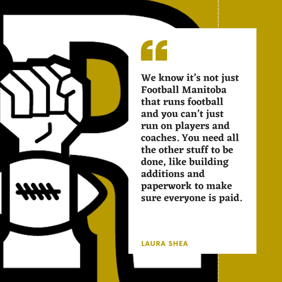 fbmanitoba's tweet photo. For well over two decades, 2020 HoF member Laura Shea has dedicated her free time to amateur football, both at the club and provincial level. Her story can be found below. @GoRods https://t.co/oiPRc7fqgg https://t.co/REndKygKP5