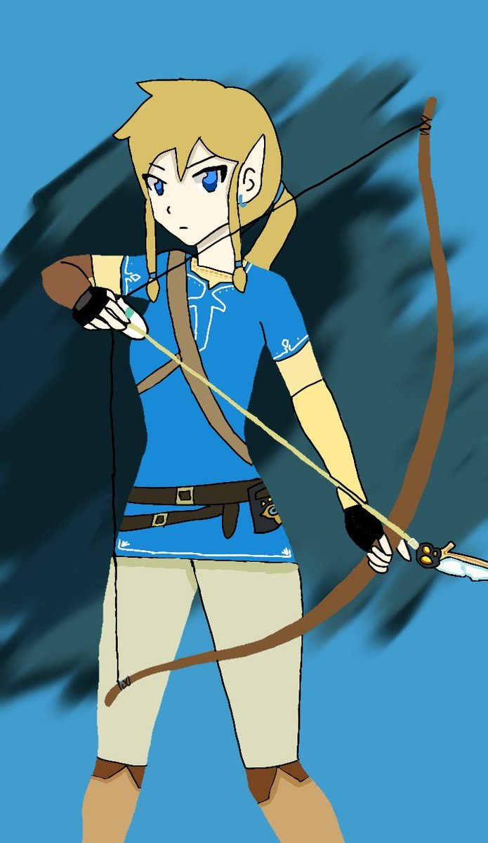 Fabiart_'s tweet photo. the hero of time .... WHAT !? HAVE YOU BECOME A GIRL ?!
(」°ロ°)」
.
postscript: The hat and the ancestral arrow were very ugly, sorry (╥ω╥) 
.
#zelda #ZeldaBreathoftheWild #Link #zeldatwt #nintendo #TheLegendOfZelda https://t.co/LXEdLEQYgM