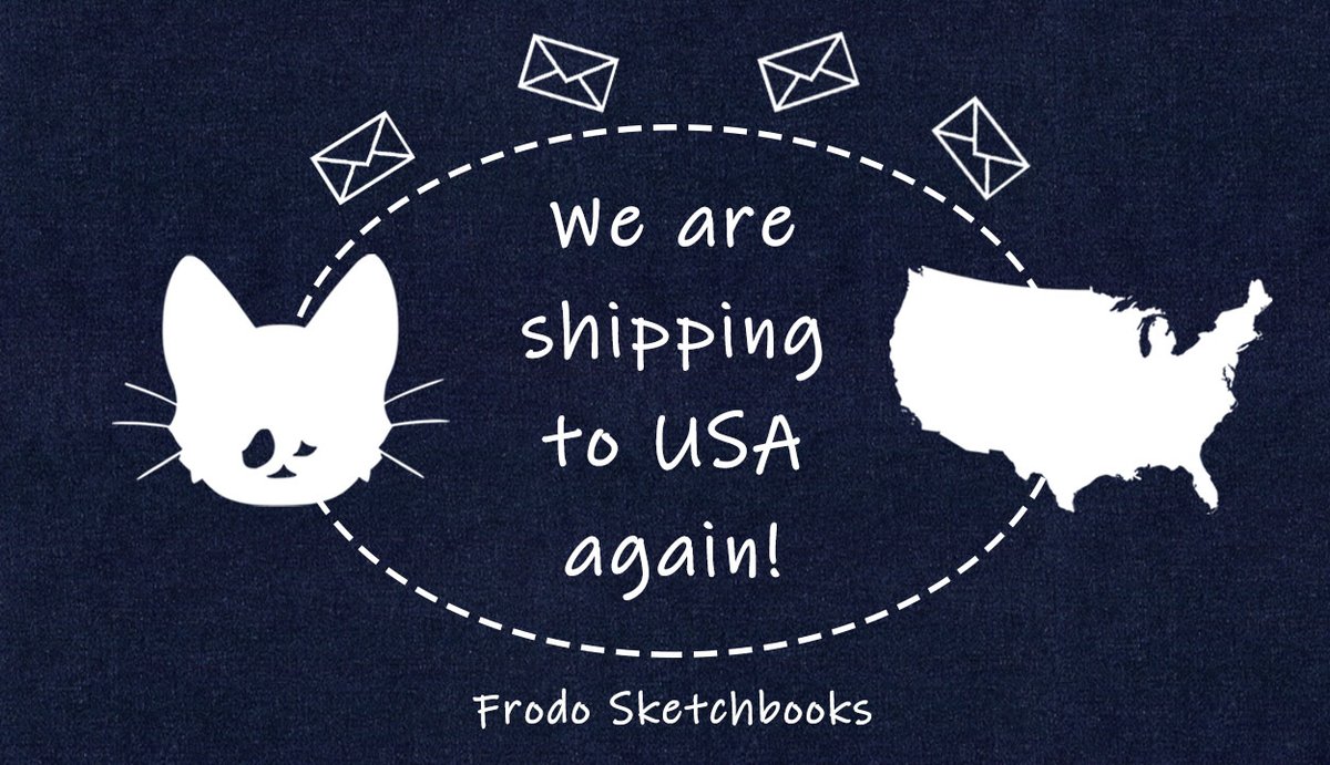 cquel010's tweet photo. I'm so happy to announce this!
The shipping for the USA is back! 
🎉🎉🎉
I had suspended shipping because of a problem with the postal office.
But everything is normal now, so if you want a new sketchbook or notebook, please visit my Etsy shop.
https://t.co/dotvVoteIZ
#etsystore https://t.co/0HFjs1jocO