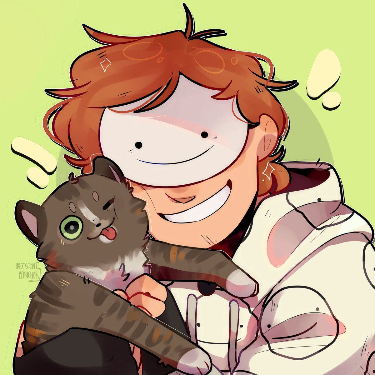 iridescentpetri's tweet image. look at this old art i made of dream and patches :[[