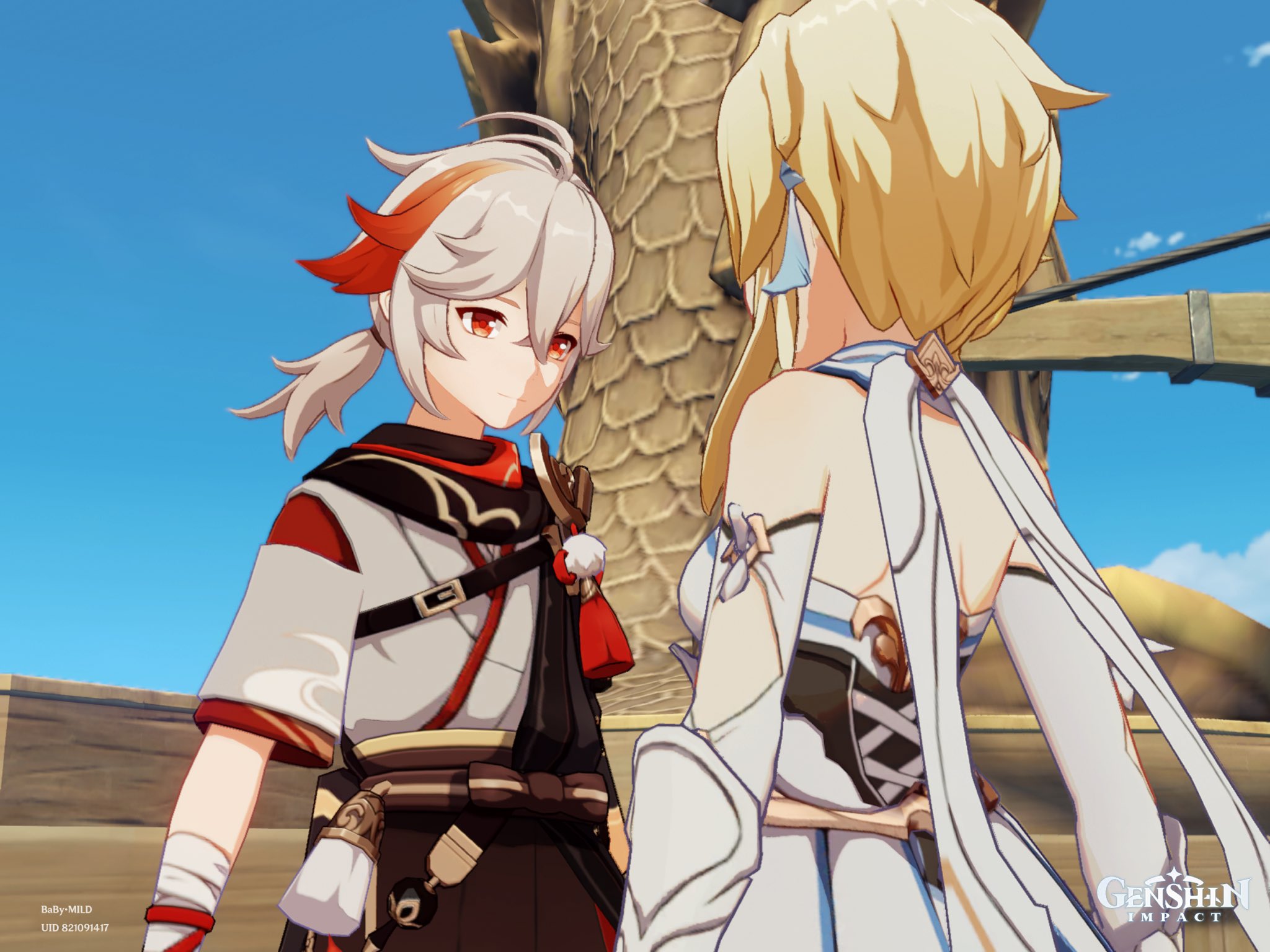 🌸 𝗠𝗶𝗶 🌤 WAITING FOR XIAO on Twitter "kazuha x lumine 😭 ️‍🔥 ️‍🔥 🍁 The