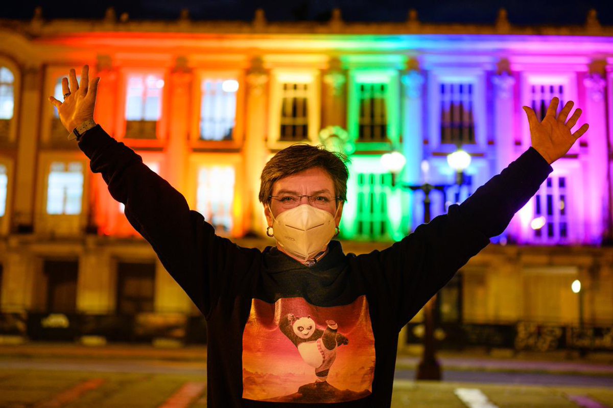 ¡Orgullo siempre!

¡En Bogotá se puede ser! 

#Orgullo2021  
#OrgulloBogota 🏳️‍🌈 🏳️‍⚧️ 
#OrgulloLGTBI