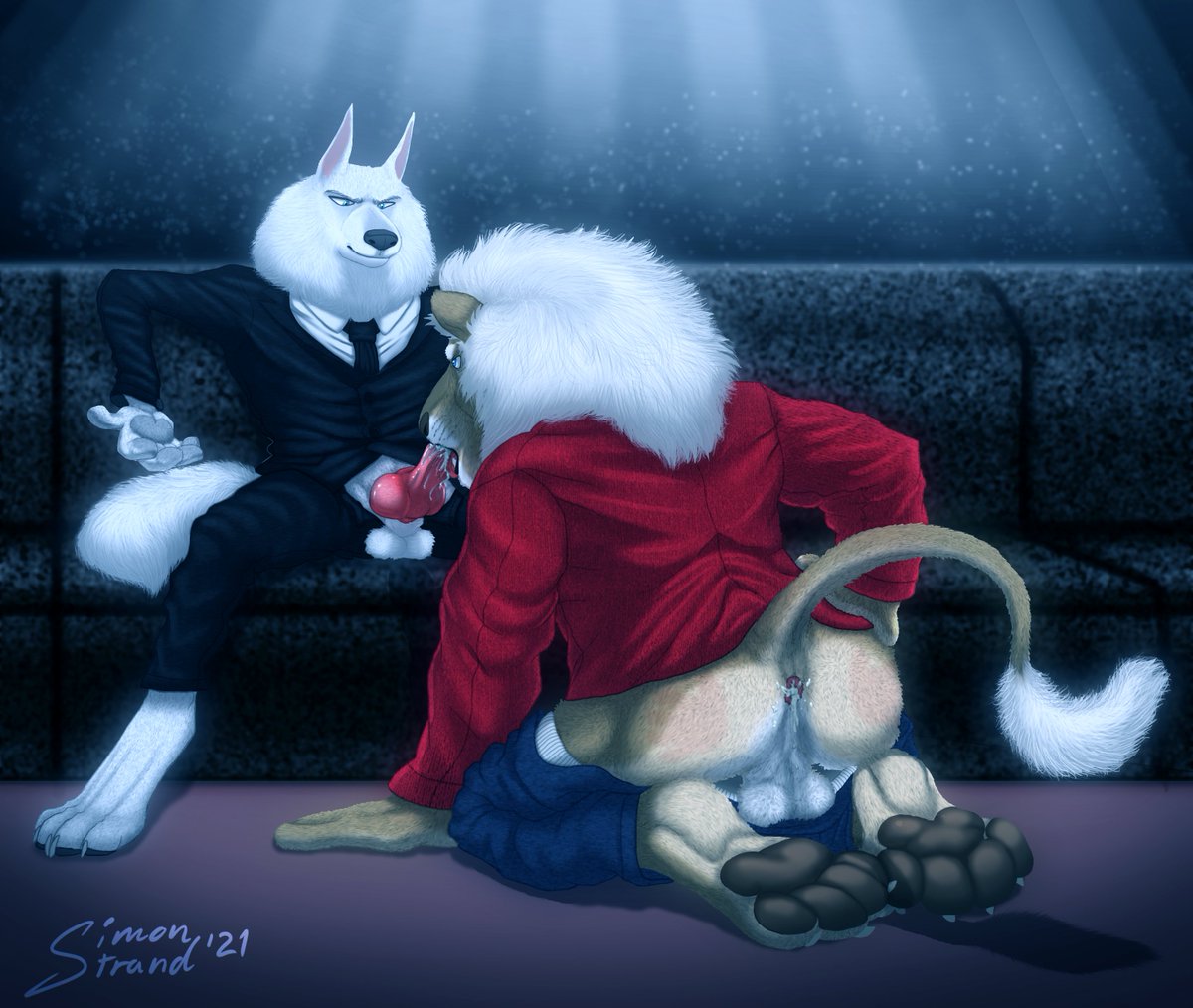 New Art: Clay giving Jimmy Crystal something he wants before performing his...