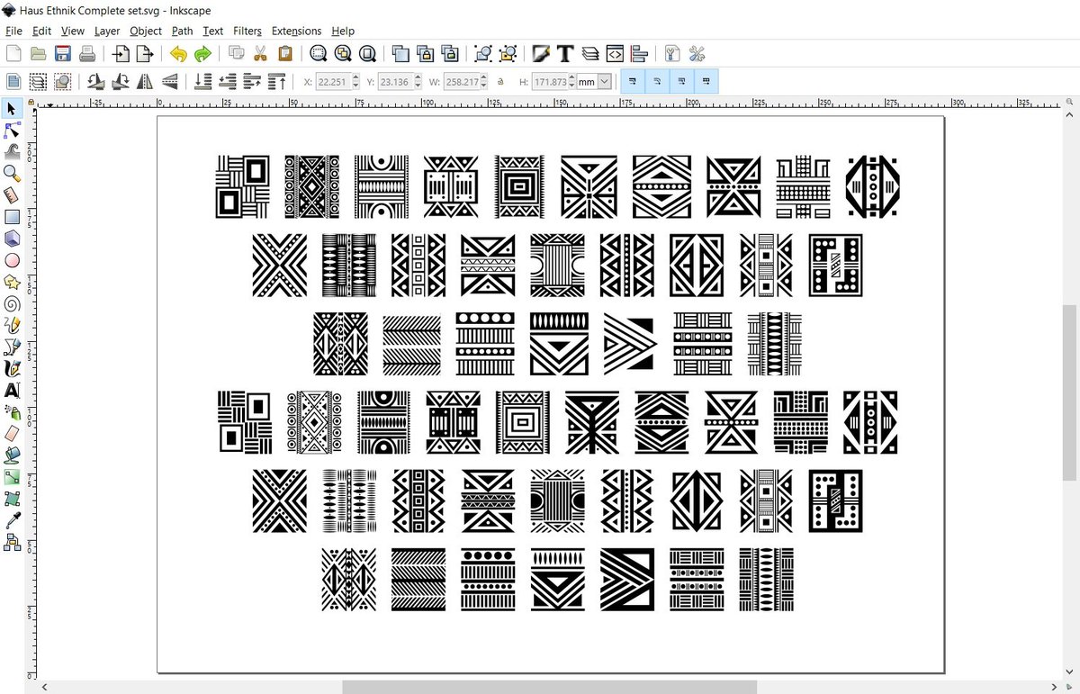 skepticafro's tweet photo. If you download #BaynhamGoredema/@Bayhaus' 'Haus #Ethnik #Dingbats' (inspired by #Zimbabwe #ethnic patterns), install it on your PC but can't find it in @Inkscape, what do you do?
Tutorial👇🏿here. #Design #AfricanPatterns #Type @inkscapetuts #graphics
https://t.co/FYUmQL91Al https://t.co/adhtXwuD0x