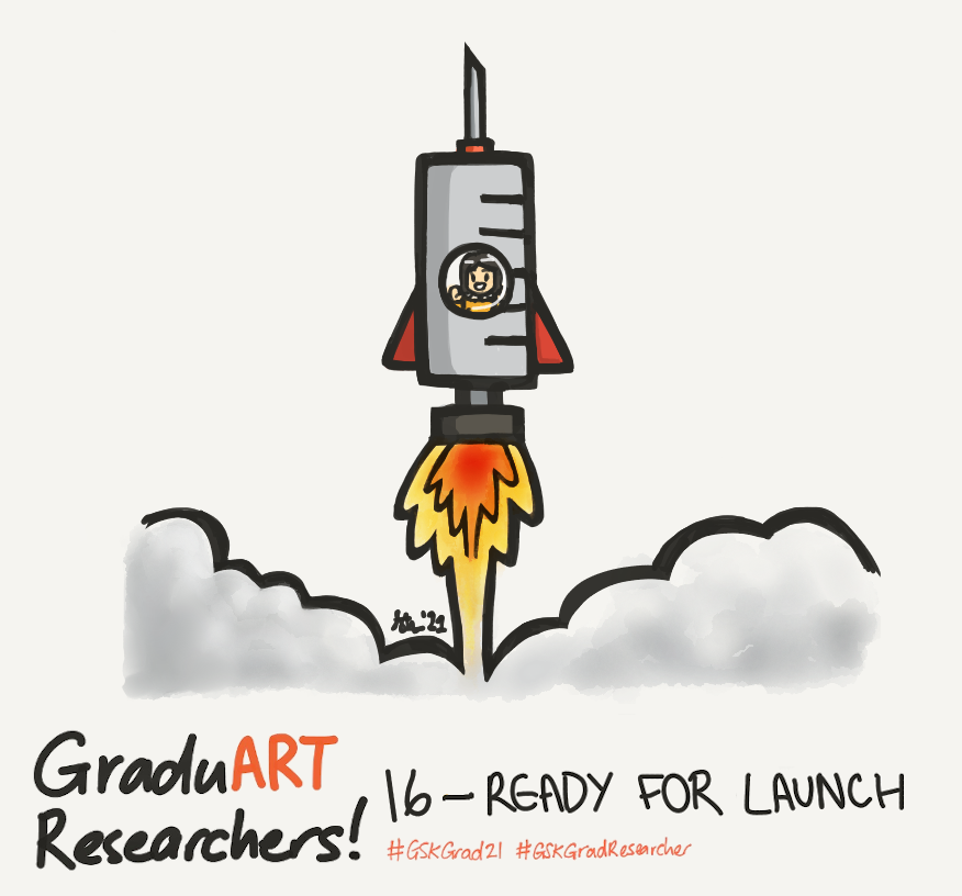 New product launches are special because they celebrate a brilliant scientific idea successfully going from the lab bench to patients' bedsides - definitely one of last week's highlights as a #GSKGradResearcher! #GSKGrad21 #GraduARTResearchers #clinicaltranslation