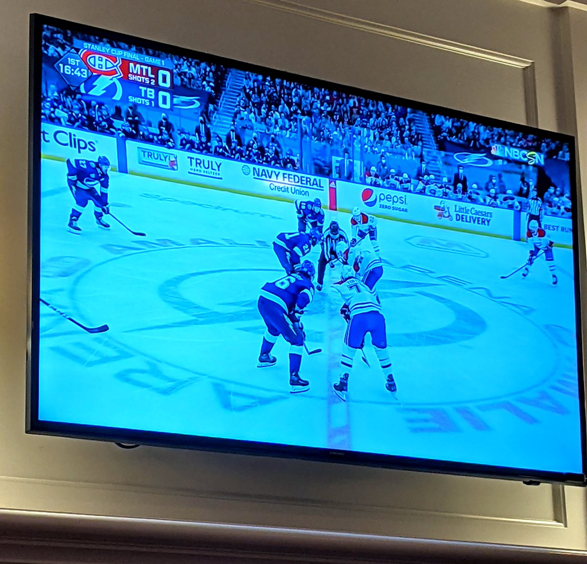 TKufel's tweet photo. When away visiting family, we still find ways to watch the #StanleyCup Finals. Not sure who to pull for yet, so #LetsDoThatHockey https://t.co/wqqfHrk0fs