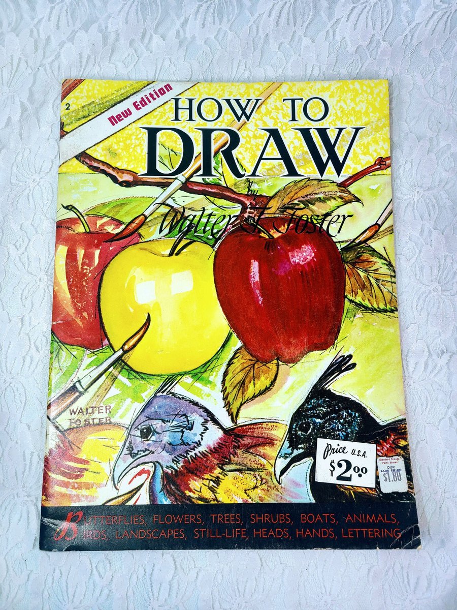 Excited to share the latest addition to my #etsy shop: RARE Collectible Book! Vintage How TO Draw New Edition #2 Walter Foster Paperback Book ~ Learn How to DRAW etsy.me/3hhh3uZ   #guidebook #instructionguide #book #walterfoster #drawingguide