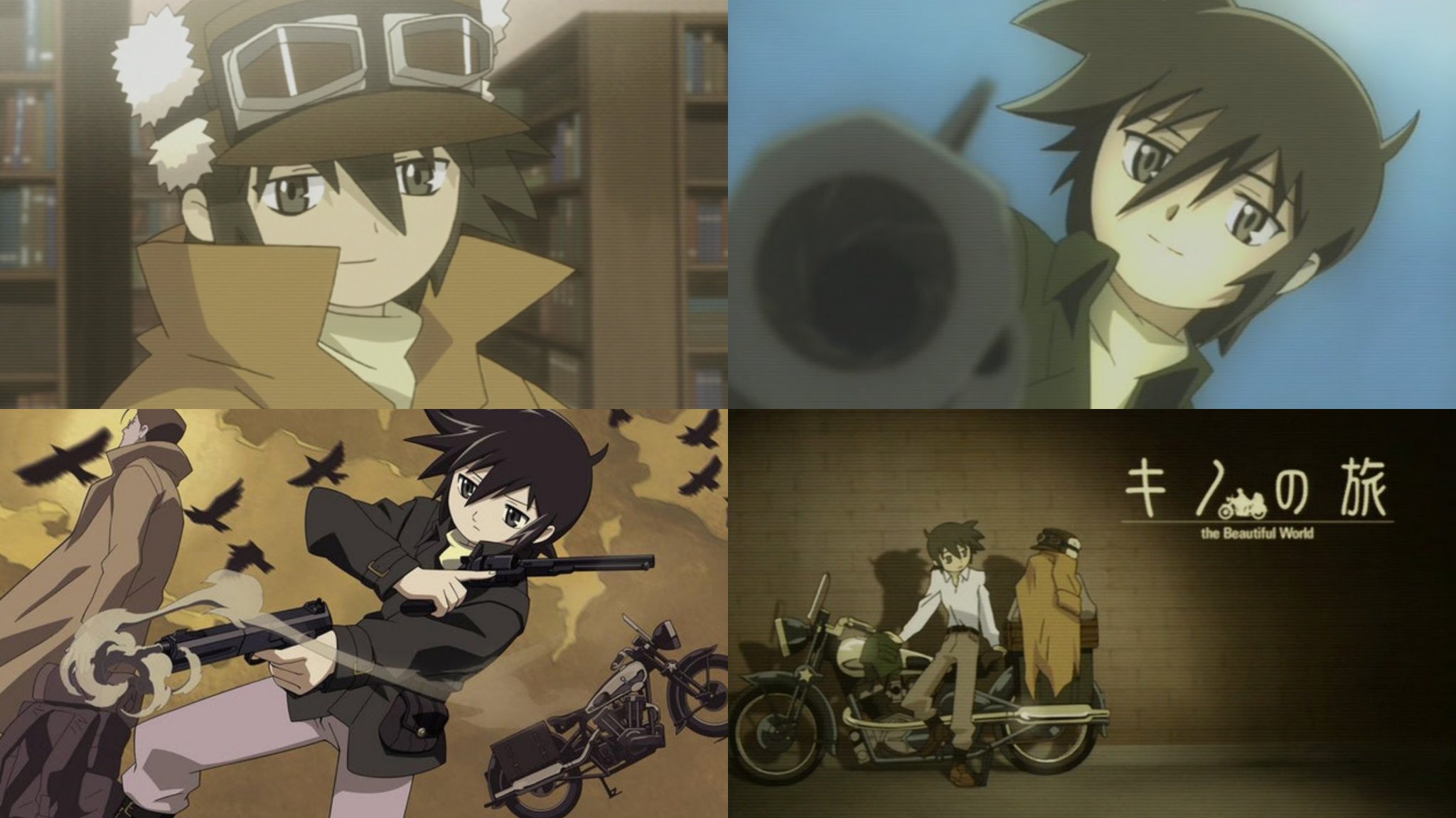 LGBTANIMES+ on X: Kino no Tabi (2003) As viagens de Kino e Hermes (moto)  são palco de inúmeros debates filosóficos, utilizando os diferentes  aspectos encontrados em cada país para ilustrar os mais