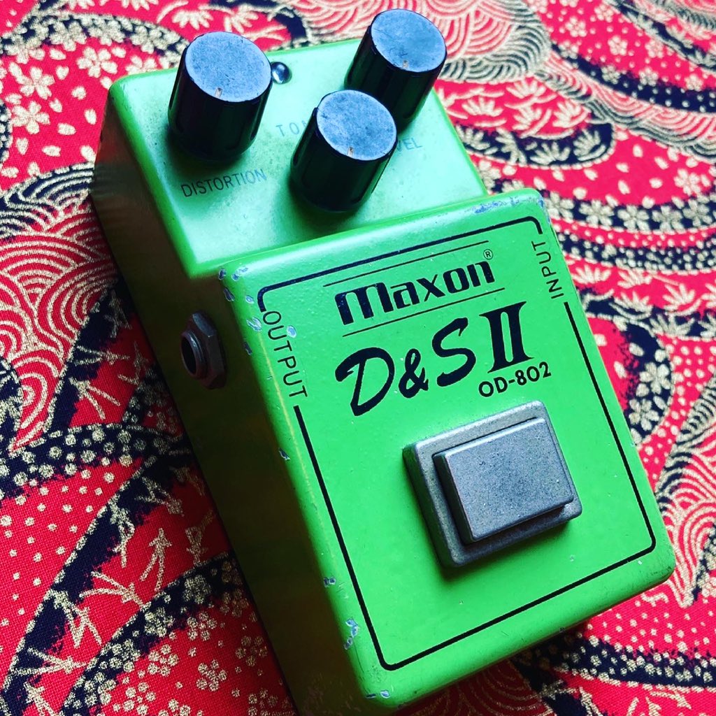 Maxon OD-802 RC4558P Malaysia Vintage Maxon DSⅡ OD-802 RC4558P マレーシアンチップ 初年度