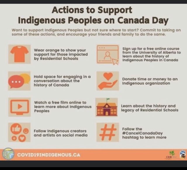 Read below. I’ll add some resources in a thread. #WearOrange #CancelCanadaDay