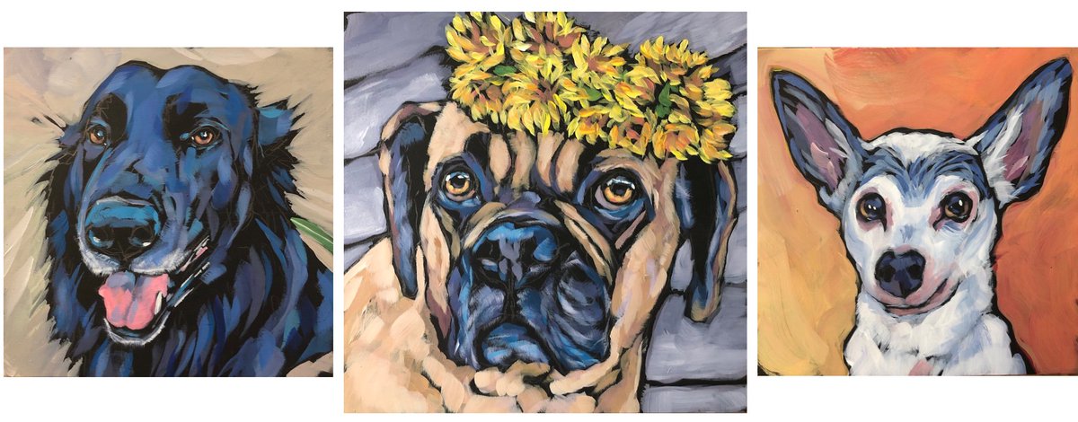 kat_corrigan's tweet photo. Is your dog worthy of a masterpiece? Send me a photo and let's see if I include them in my project!🐶 - https://t.co/wCshrw6IVA
I'm collecting images of dogs now, so send them my way for my 30 Dogs in 30 Days Daily Painting Challenge, August 2021! https://t.co/EdBJLeLHnC