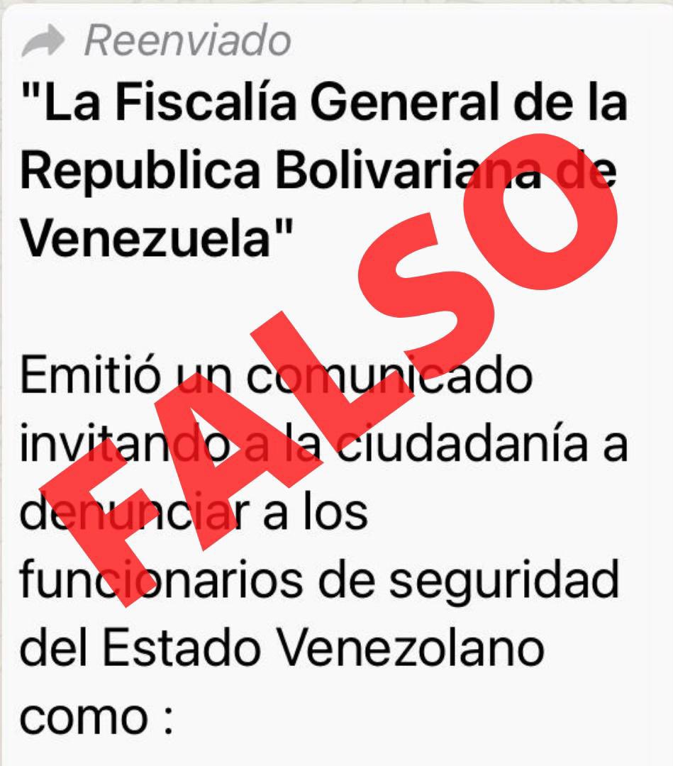 TarekWiliamSaab's tweet photo. #ALERTA EL MINISTERIO PÚBLICO @MinpublicoVE NO HA EMITIDO #COMUNICADO ALGUNO SOBRE EL TEMA DE LAS #ALCABALAS O PUNTOS DE CONTROL TAL COMO ANONIMAMENTE DIFUNDEN VÍA #WhatsApp: LOS #COMUNICADOS QUE EMITE NUESTRA INSTITUCIÓN SE PUBLICAN POR MEDIOS OFICIALES Y PÚBLICOS https://t.co/gZtlcPLkO8