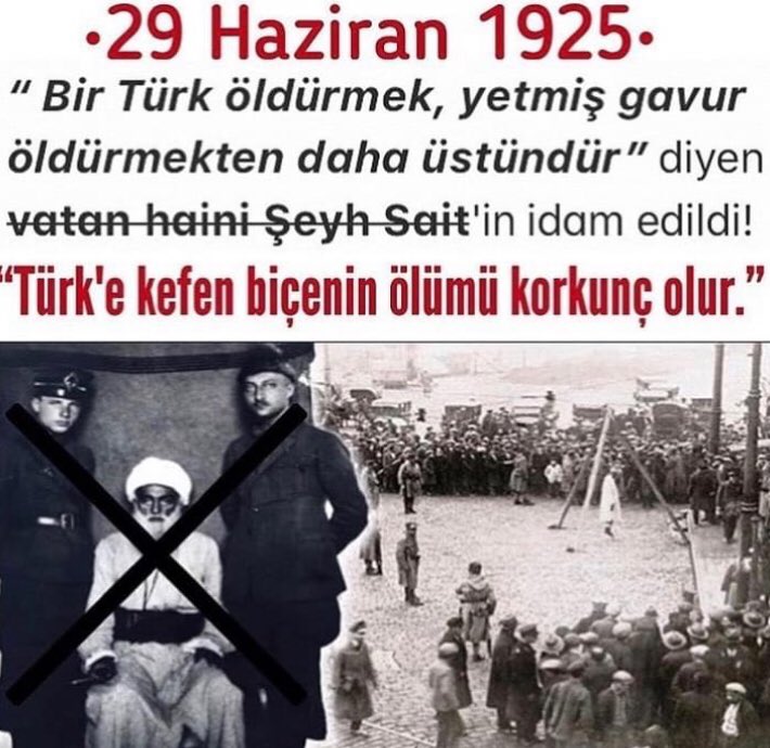 Türk’e kefen biçenin ölümü korkunç olur.