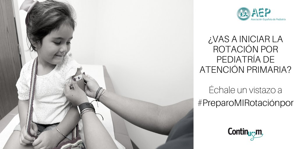 aepediatria's tweet photo. Toda el contenido que necesitas para formarte en pediatría de atención primaria durante tu rotación en #PreparoMIRotacionPor . #GrupoMIRAEP @ContinuumAEP @aepap https://t.co/TgTTdFPI31 https://t.co/KlaEPKSa0d