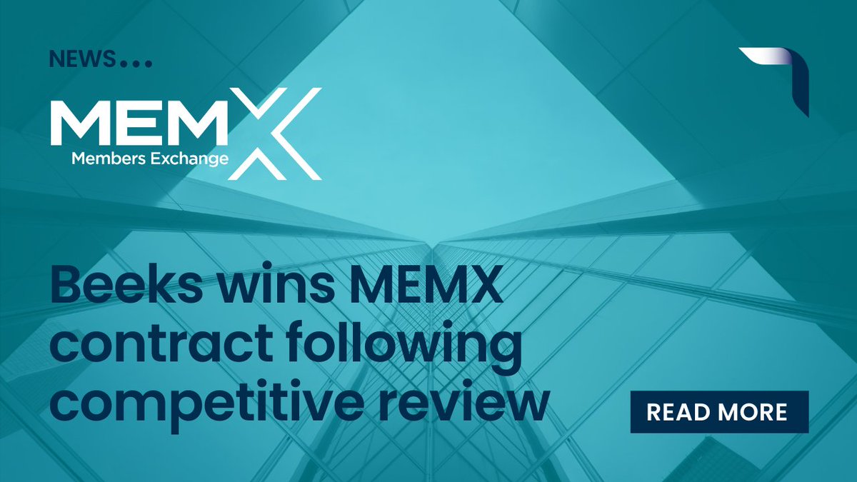 BeeksGroup's tweet photo. We're very excited to be working with Members Exchange (@memxtrading), the fastest growing equities exchange in the US. 

Click to find out more. https://t.co/KWoqUUPWFM

#techtuesday #techtuesdays #fintechtuesday #poweredbybeeks #technology #innovation #digitaltransformation https://t.co/8S6btPHuOB