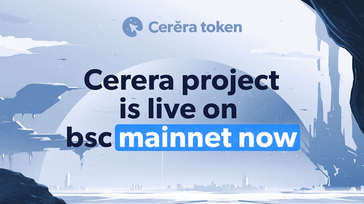 CereraProject's tweet photo. #Cerera #CRA https://t.co/94wCrM3WnD