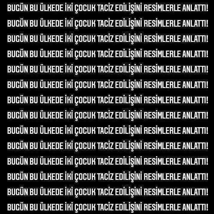 tanrım cezanızı versin bu nedir ya  iğrenç köpekler diyecek başka bişey bulamıyorum ben küçükken sessimi çıkartamadım hiç bişeye ama şimdi bu çoçuklar için hepimiz birlik olup çıkartması gerekiyor #elmalıdavası