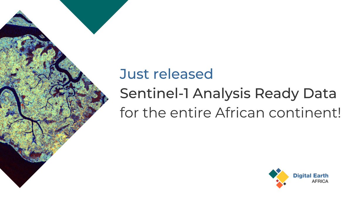 DEarthAfrica's tweet image. Did you know? The @CopernicusEU Sentinel-1 SAR satellites currently collect data every 12 days over Africa at a spatial resolution of around 20 m!
 
Sentinel-1 #AnalysisReadyData is now available for the whole African continent on the #DEAfrica Map. 
 
📕👉bit.ly/3x3iMe6