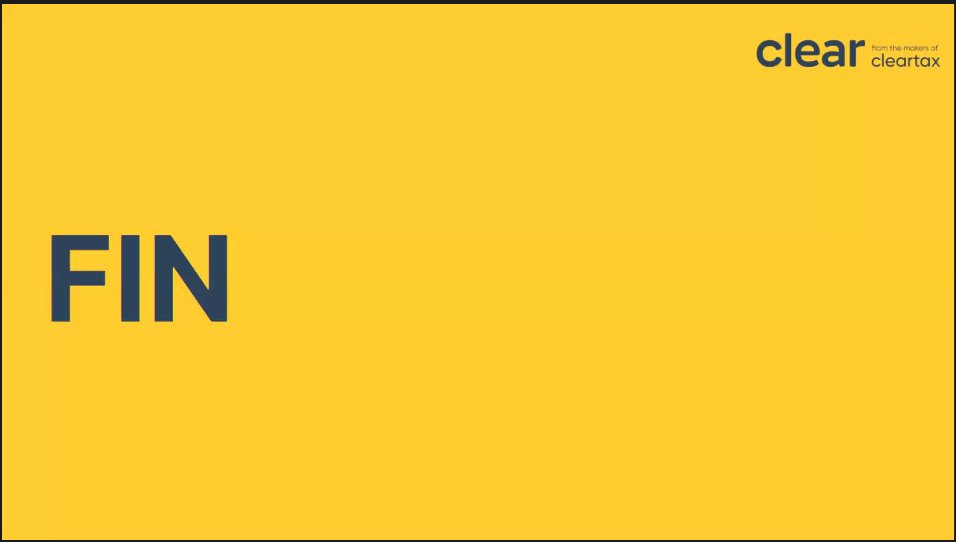 rohit_1703's tweet image. Cleartax is now 'CLEAR' &amp;amp; we are going beyond taxes now.

Simplified financial lives has always been our goal and proud to be a part of that goal. Serving India since 2011.

@ClearfromCT

#BuildingClear #ClearfromClearTax
#SimplifiedFinancialLives  #FinancialFreedom