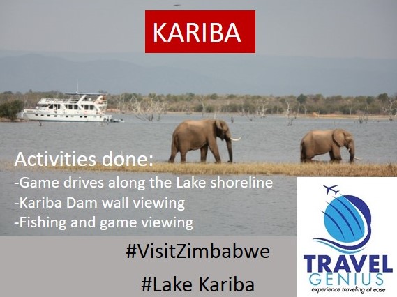 #Visit Zimbabwe
#Visit Kariba
#ZimTourismRecovery
#ZimBho
At Travel Genius we provide the following services, Air Ticketing, Car Rental, Airport Shuttle, Travel Insurance, Hotel Bookings, Holiday Packages, Events Management, Visa and Immigration Processing. For more info DM us.