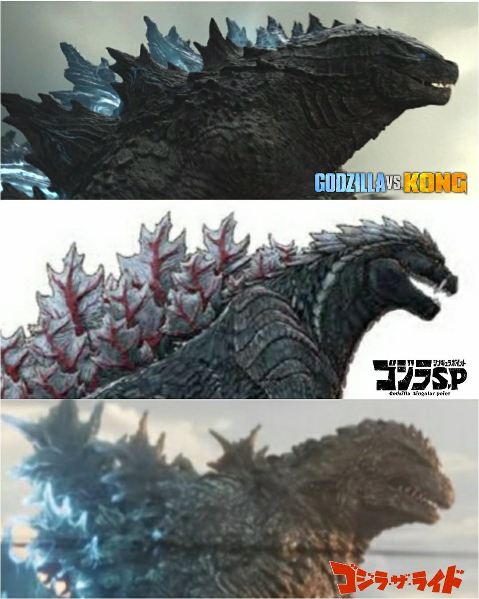 ゴジラVS GODZILLA VS Do they look alike?] Comparing AniGoji and GaleGoji