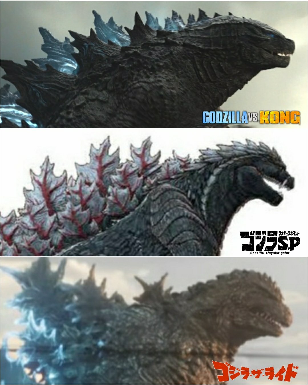 ゴジラVSゴジラ　SP 14枚 ALL Godzilla【Godzilla S.P】singular point - YouTube
