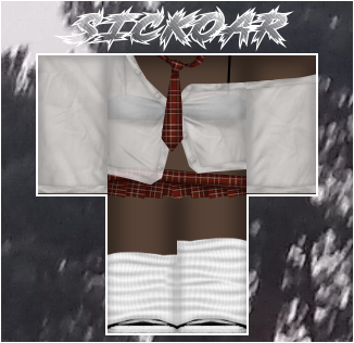 lau on X: School grl shirt -  skirt -   (many other variants in my group) -  me -   (White shirt inspired by @/asmrdonor ) #roblox #robloxdesigner