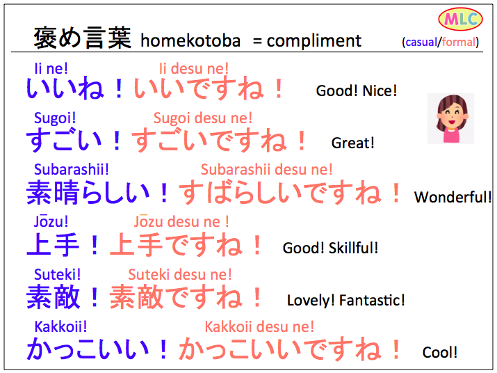 mlcjapanese's tweet image. Compliment
Audio and examples
→ goo.gl/D8yzBR