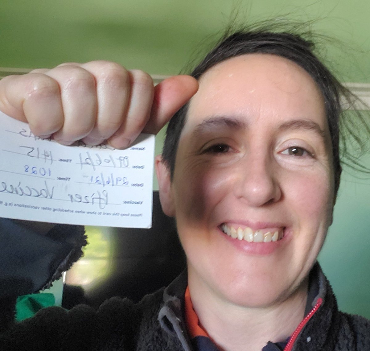 vebicaevans's tweet photo. Got my 2nd jab today! Yes!!!
#pfizer #vaccinerollout #Victoria https://t.co/myEuYITx2W