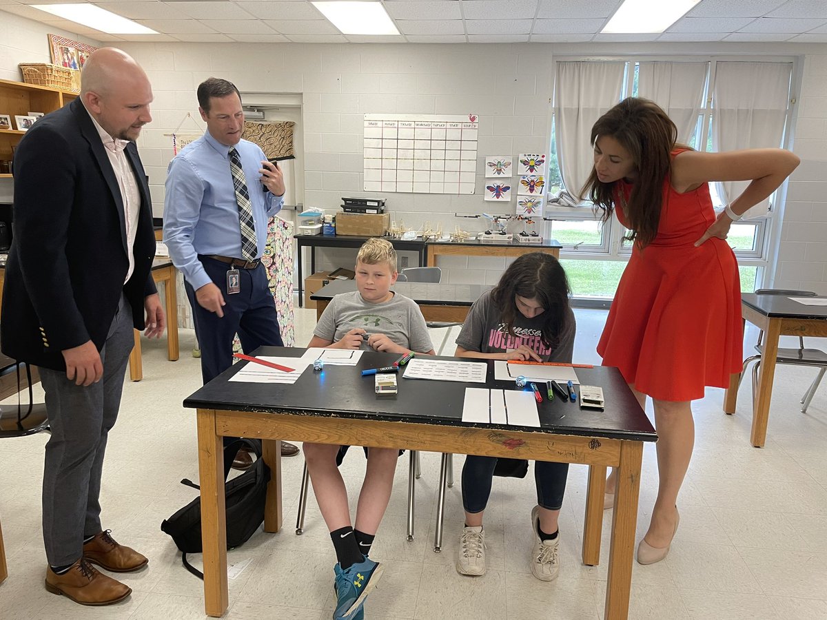 farrah_griffith's tweet photo. WCMS Summer Camp hosted visitors today! Welcome Commissioner Schwinn! https://t.co/fJNKgJWbSD