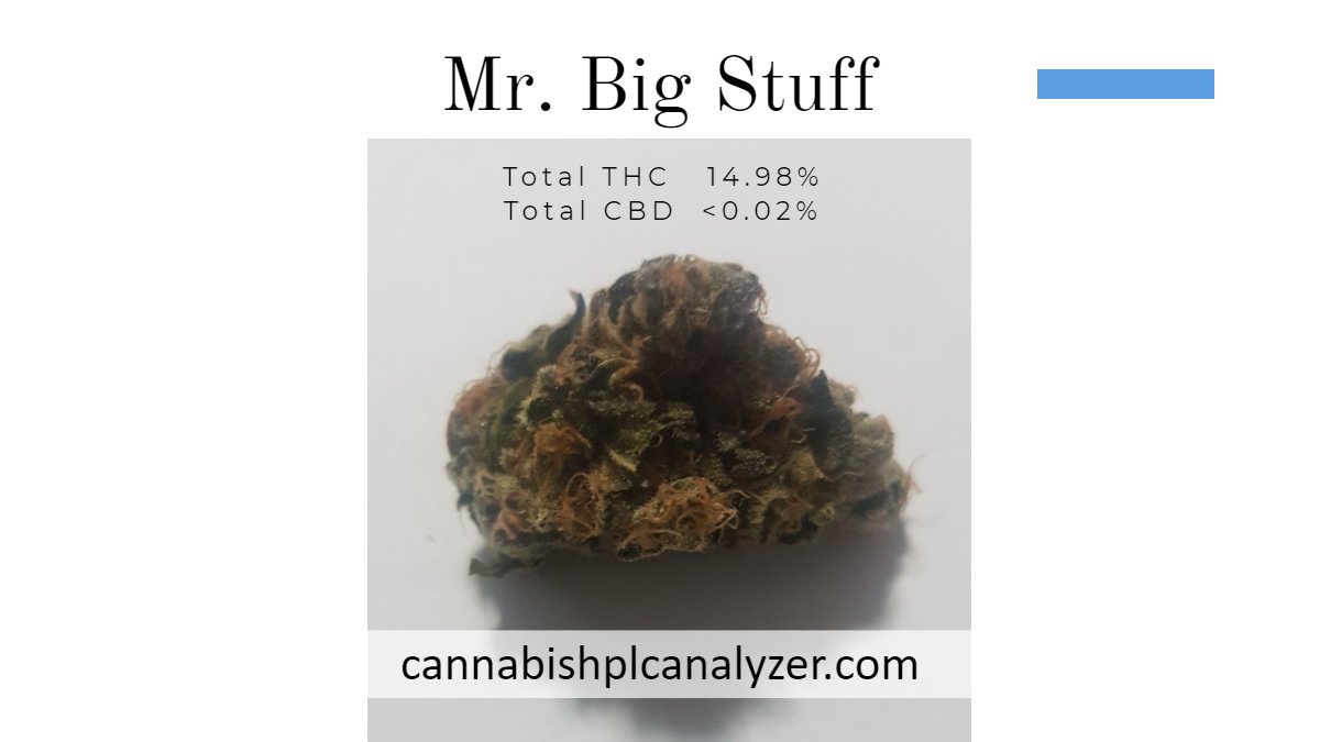 cannabistest1's tweet photo. π Mr. Big Stuff
Highest Measured Values
Total THC 14.98%
Total CBD <0.02%
Total CBG 0.36%
#canadianmmj #canadammj #mmjcanada #mmjgrower #mmjcommunity #lemonfunk #canadiangrowers #cannabisgrowersofcanada #cannabisfrance #cannabisgrower #hplc #funkystrain #cbdorganic #cbdhemp https://t.co/OKXNBe9tjM