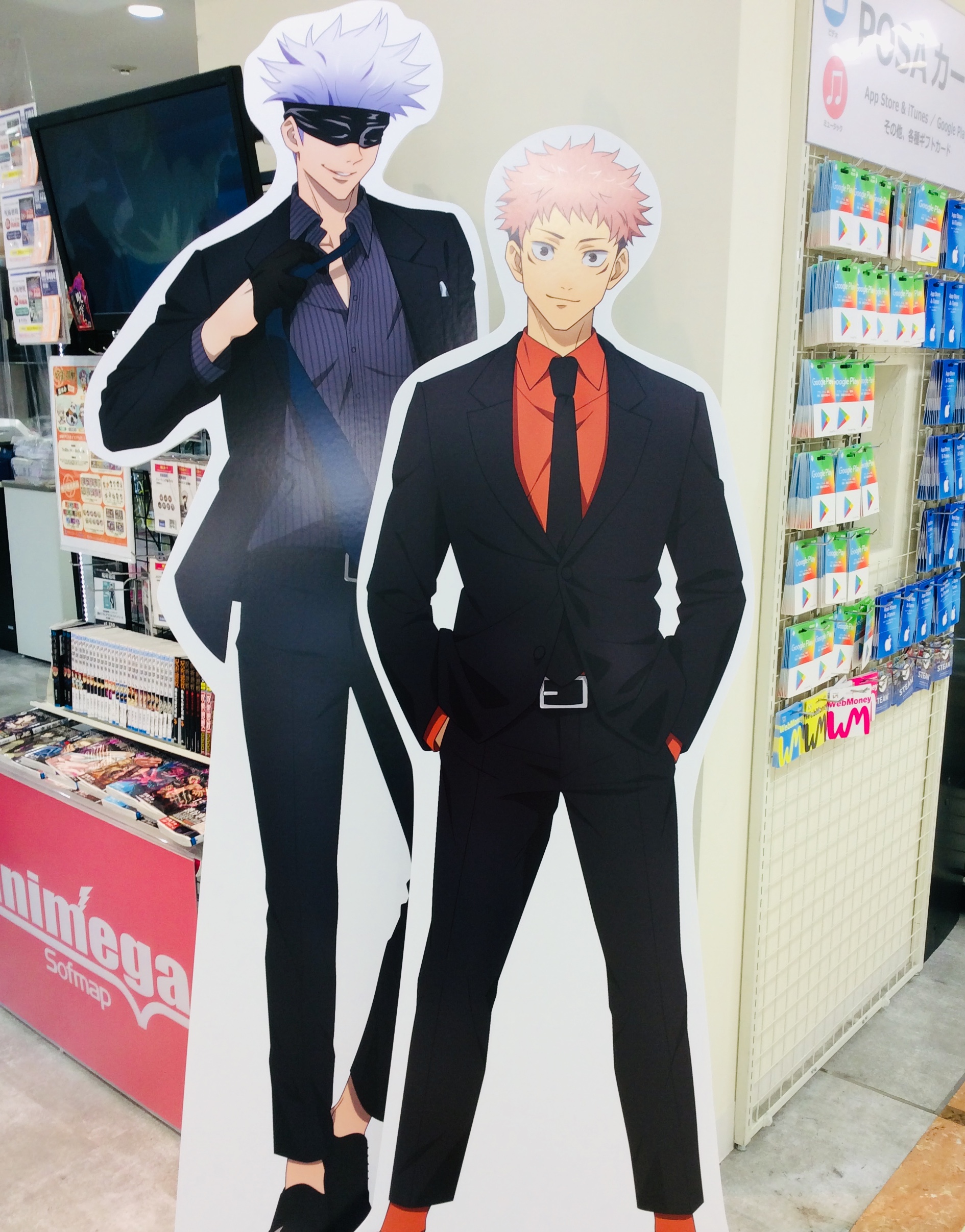 シモンズグランドセール 呪術廻戦 五条悟 等身大パネル キャラクターグッズ