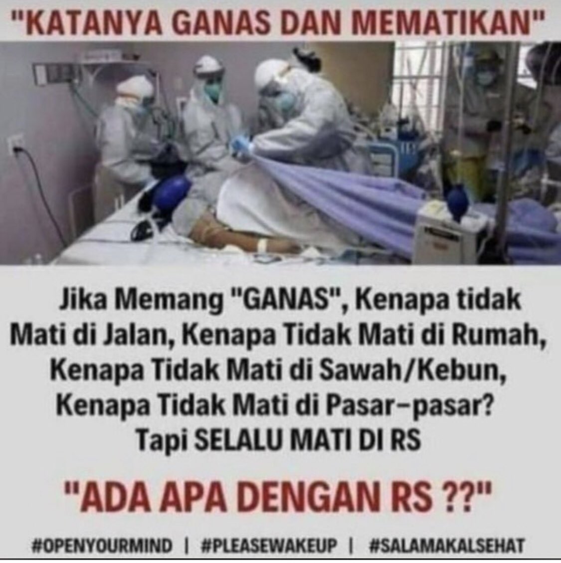 Arie_Kriting's tweet photo. Narasi jahat kaum anti vaksin dan tidak percaya pandemi Covid-19 itu berbahaya, tanpa melihat realita yang terjadi. Lalu orang-orang yang sama ini ketika diingatkan, selalu nyuruh balik kita untuk banyak membaca dan share link tulisan gak jelas. https://t.co/46hUPRlX6U