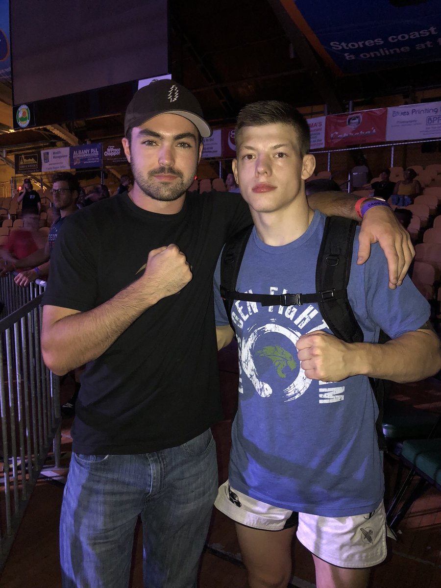 peterannello's tweet photo. Trent Svingala, my friend and training partner won his second MMA fight first round TKO at Albany Cage Wars. https://t.co/n5yvrRwCYu