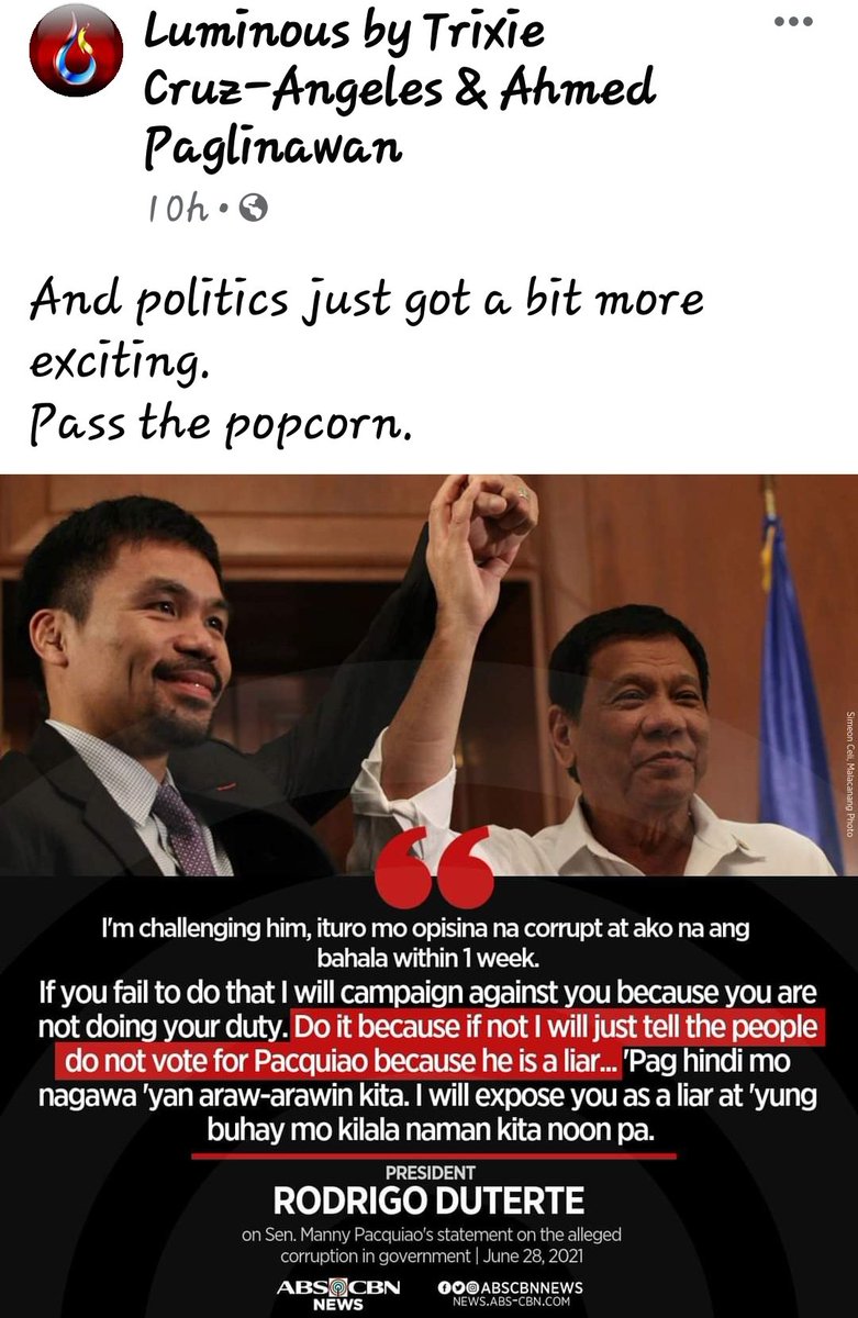 RenceCruz10's tweet photo. Makapagimbak nga ng popcorn...😁😂 https://t.co/IXLHrMtBnx