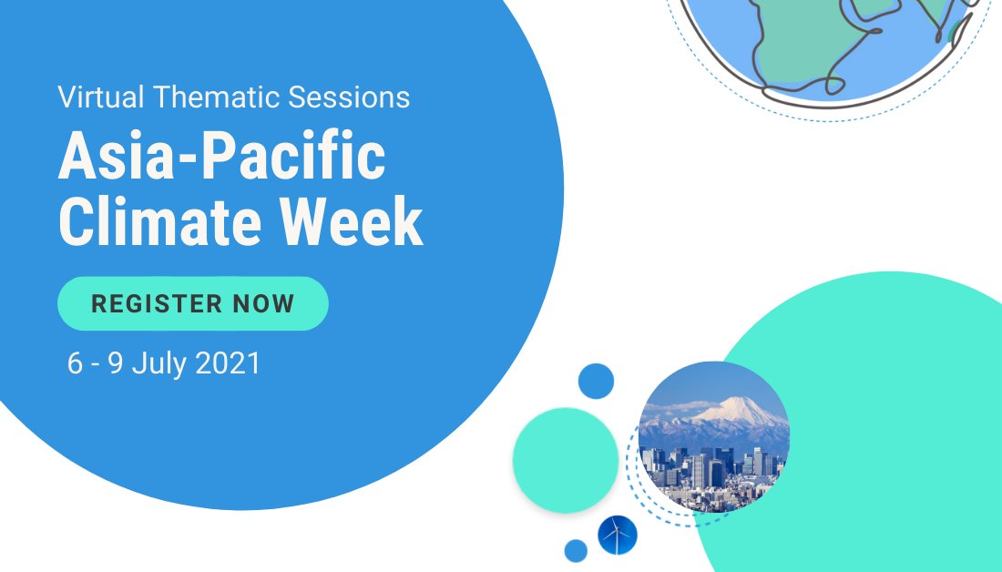 WBG_ClimateEnv's tweet image. Join this July 6 at #ClimateWeekAP! 
At the virtual event, governments and stakeholders will explore how to implement a sustainable recovery from the pandemic, while helping achieve the Paris Agreement goals 
Register here: wrld.bg/YXMg50Fkvew