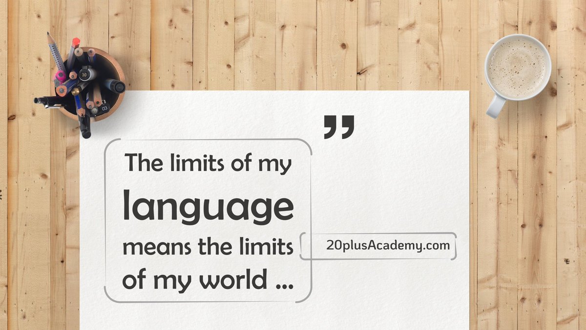 20PlusAcademy's tweet photo. 🟪محدودیت در زبان من، یعنی محدودیت در دنیای من...

#MotivationalQuotes #language #quoteoftheday #quotes https://t.co/YF4Mfo6K9S
