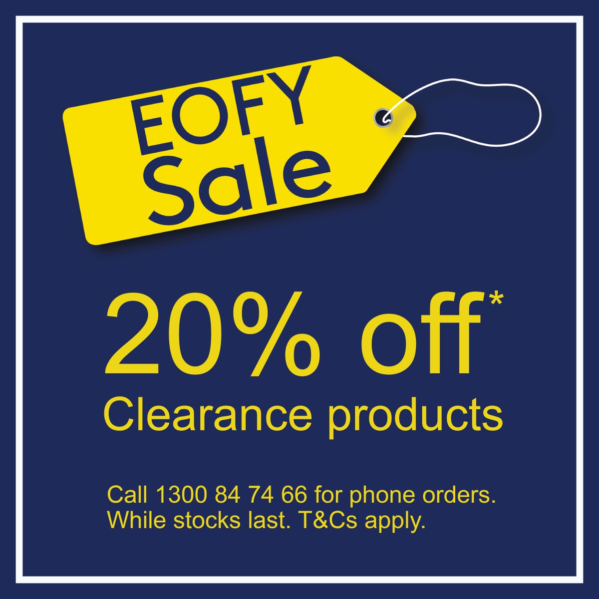 This is your last chance to get the best of the end of financial year sale items. This deal is strictly while stocks last! Visit ow.ly/oPfE50FkykJ to see our range of products.
#EOFY