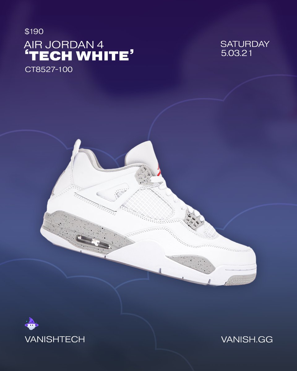 Looks like we're in for a treat with the Nike Air Jordan 4 'Tech White' releasing internationally July 3rd👀🎉
Who's ready to join the winning team?
Reply below for a chance at free Residential Data + ISPs!