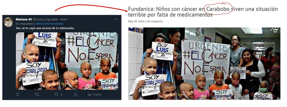 ElFakeDelDia's tweet photo. El Fake del Día: las fotos utilizadas por el PAN y sus voceros para denunciar un supuesto “desabasto” de medicamentos para niños con cáncer son de Venezuela y de Oriente Medio. https://t.co/xKWispfQoB