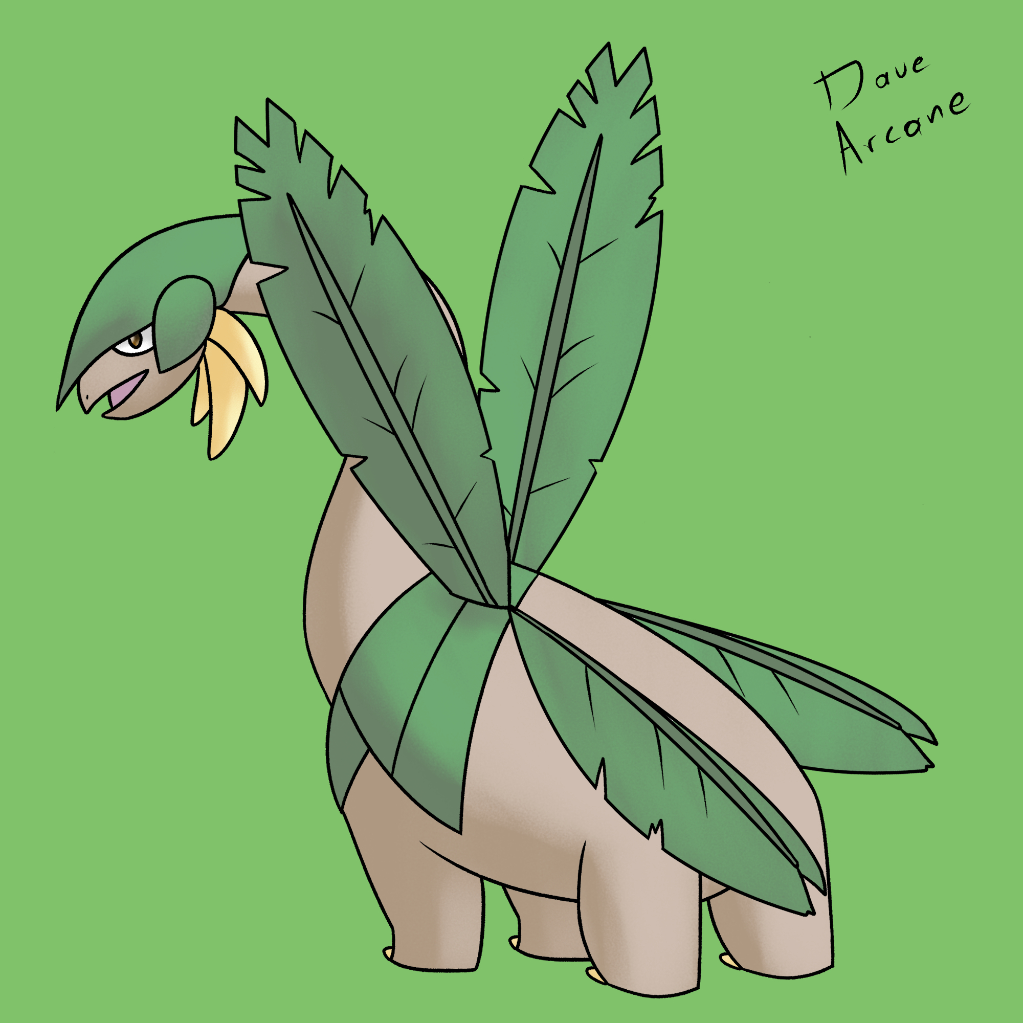Dave Drawing 1 Pokemon Each Day Day 357 Of Drawing One Pokemon Per Day They Just Went Bananas With This Design Follow Me To See The Upcoming Pokemon Drawings Pokemon