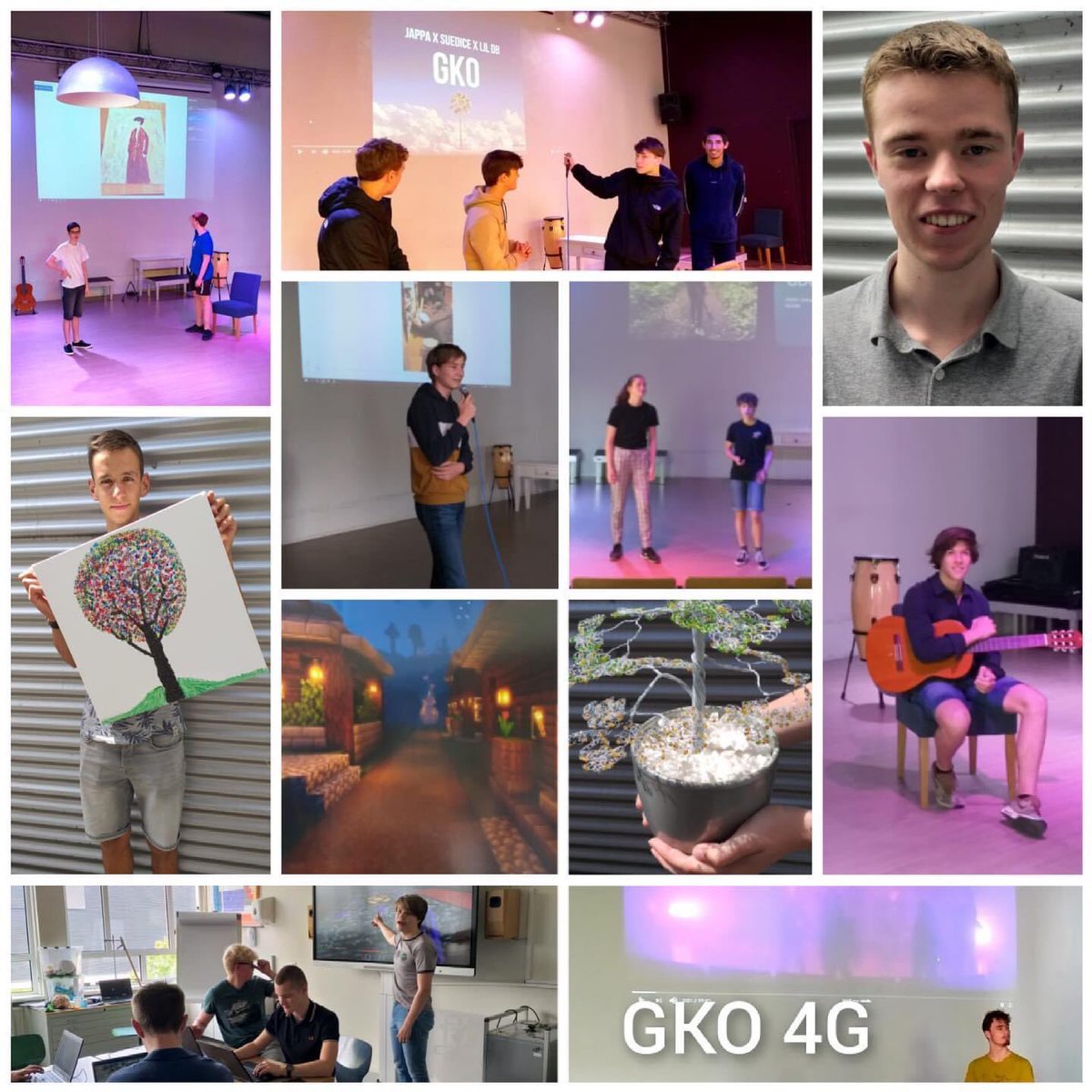 CKV Mooie optredens, perfomances, kunstwerken, games gemaakt door klas 4G. Dit was voor CKV de laatste GroteKeuzeOpdracht #trotseleraar#ckv #weloveart #bijdekagerkánhet