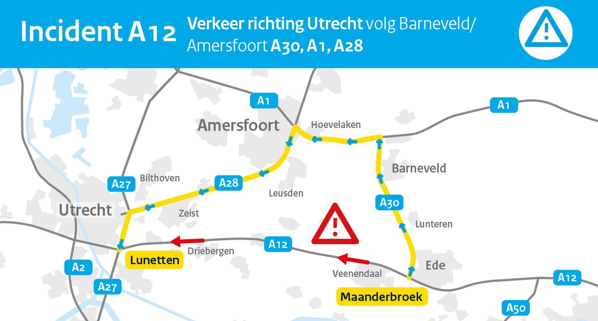 Melding ongeval Maanderbroek